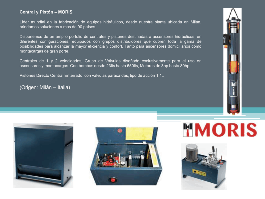 Kits ascensor hidraulico ind lat 1
